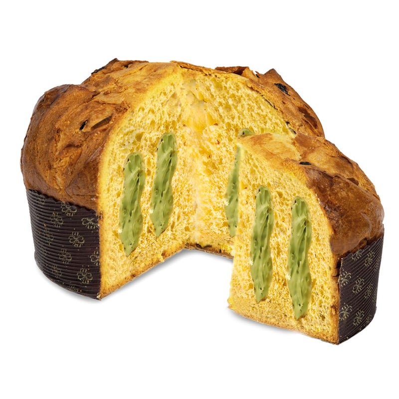 Giusto Sapore Authentic Italian Panettone Filled with Pistachio Cream - New and Imported from Italy, Family Owned - 28.21 oz - Image 2